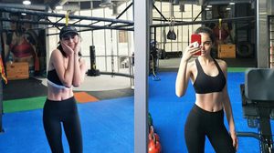 มองเอวเบอร์เอสแรง! ใหม่ ดาวิกา ฟิตหุ่นหนัก กล้ามหน้าท้องเริ่มมาแล้ว