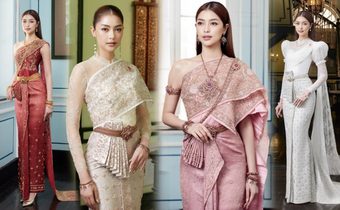 งดงาม ทันสมัย ชุดไทยพระราชนิยม 3 แบบ 8 สไตล์