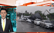 ฝนตกหนักพายุถล่มตัวเมืองกระบี่
