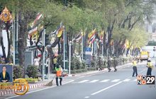 ​ความเรียบร้อยตลอดเส้นทางเสด็จฯ พระราชพิธีบรมราชาภิเษก