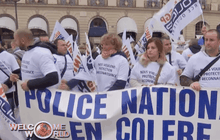 ตำรวจฝรั่งเศสประท้วงสภาพการทำงานที่อันตราย
