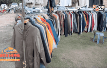 ชาวบ้านแห่ซื้อเสื้อกันหนาวมือสองคึกคัก