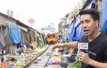 เจษฎาพาลุย : เดินเลียดเฉียดรถไฟที่ตลาดร่มหุบ สมุทรสงคราม