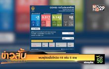พบผู้ติดเชื้อโควิด-19 เพิ่ม 5 ราย