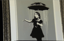 จัดประมูลผลงาน “แบงก์ซี”