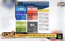ไทยติดเชื้อโควิด-19 เพิ่ม 82 ราย  สะสม 25,323 ราย