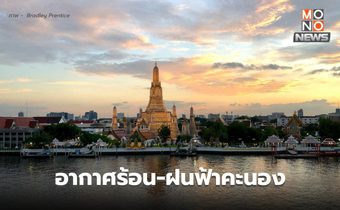 สภาพอากาศวันนี้ – อากาศร้อน มีฝนฟ้าคะนอง-ลมกระโชกแรงบางแห่ง