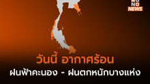 สภาพอากาศวันนี้ – อากาศร้อน มีฝนฟ้าคะนอง / ตะวันออก-ใต้ มีฝนตกหนักบางแห่ง
