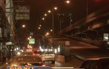 ปิดสะพานแยกลำสาลีฝั่งเข้าเมืองสร้างรถไฟฟ้าใต้ดิน 
