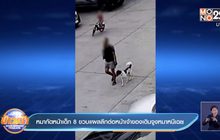 หมากัดหน้าเด็ก 8 ขวบแผลลึกต่อหน้าเจ้าของเดินจูงหมาหนีเฉย