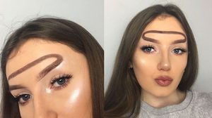 แปลกกว่านี้มีอีกไหม? เทรนด์เขียนคิ้ววงแหวน ล้ำจนตามไม่ทันแล้วค่ะคุณพี่