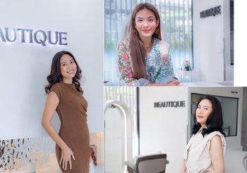 Beautique Salon แลนด์มาร์กร้านทำผมน้องใหม่ เจาะกลุ่มลูกค้าพรีเมียม เปิดม่านให้บริการความสวยครบวงจร “น้ำหวาน-หญิงแม้น-ครี” ตอกย้ำคุณภาพทรีทเม้นท์บำรุงผม ชูซิกเนเจอร์ Beautique Signature Treatment ด้วยผลิตภัณฑ์คุณภาพระดับโลก