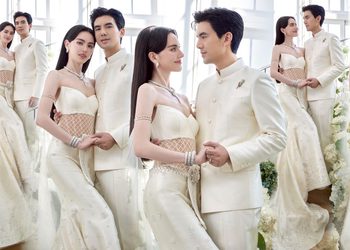 ส่องภาพเบื้องหลังชุดแต่งงานไทยประยุกต์ของบ่าวสาวป้ายแดง ใหม่ ดาวิกา-เต๋อ ฉันทวิชช์