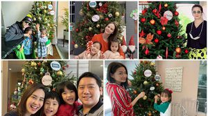 ครอบครัวคนดัง ร่วมฉลองเทศกาลแห่งความสุข กับต้นคริสต์มาสสดต้นจริง จากบ้านแอนด์บียอนด์ และไทวัสดุ