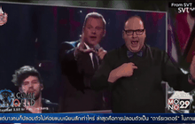 ล่ามภาษามือจอมขโมยซีนแห่งสวีเดน