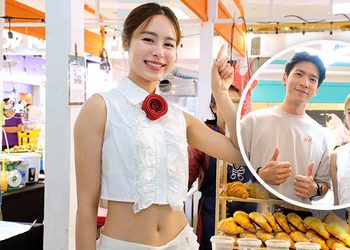 เปิดตลาดคึกคัก! พีพี ปุญญ์ปรีดี ชวนช้อปร้านดัง อิ่มหนำสำราญงาน ลิ้นติดโปรแฟร์