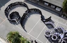 ชาว วสส.ยะลา ร่วมแปรอักษร เลข 9 ไทย