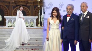 เจ้าสาวของ กริช ทอมมัส ไอเดียสุดเก๋ ครีเอทชุดแต่งงาน ใส่ได้ 2 แบบ