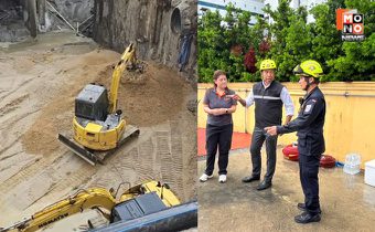 “ผู้ว่าฯ ชัชชาติ” อัปเดตเหตุถนนสามเสนทรุด ล่าสุดอุดโพรงแล้ว เดินหน้าถมทรายต่อ คาดเปิดถนนทัน 8 ต.ค.นี้