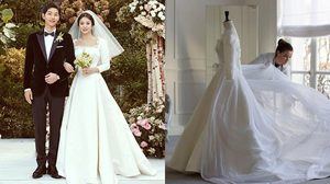 ราวกับเจ้าหญิง! ชุดแต่งงาน ซองเฮเคียว เรียบหรู เลอค่า จากแบรนด์ดิออร์ โอกูตูร์