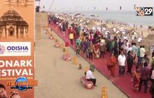 นิทรรศการประติมากรรมทรายนานาชาติในอินเดีย