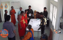 จับพระเรี่ยไรเงินในตลาด ตรวจปัสสาวะเจอสีม่วง