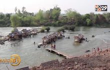 ​ชาวพิษณุโลก แห่เล่นน้ำท่าแก่งคลายร้อนคึกคัก