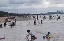 ประชาชนแห่เที่ยว “บางแสน” ทำรถติดหนัก