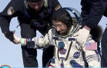 ถึงโลกแล้ว! นักบินหญิงเจ้าของสถิติอยู่บนอวกาศนานสุด