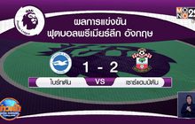 ผลการแข่งขันฟุตบอลพรีเมียร์ลีก อังกฤษ