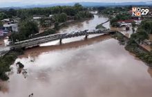 เร่งระบายน้ำจากแม่น้ำสา จ.น่าน