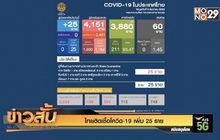 ไทยติดเชื้อโควิด-19 เพิ่ม 25 ราย