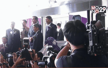 นายกฯ เปิดทดลองเดินรถไฟฟ้าสายสีม่วง