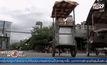 รถเข็นขายอาหารในกัมพูชา