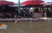 น้ำยมเอ่อท่วมตลาดกลางไผ่ท่าโพ จ.พิจิตร