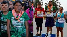 สายวิ่งมีหนาว! สาวเม็กซิโก นุ่งกระโปรง สวมรองเท้าแตะ ชนะวิ่งมาราธอน 50 กม.