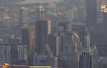 อากาศลอยตัวดีลมพัดอ่อนทำค่าฝุ่นละอองเจือจาง