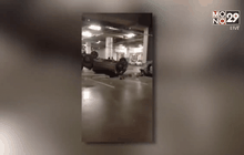 รถตกลานจอดรถห้างดังเชียงใหม่