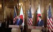 ผู้นำสหรัฐฯ หารือเรื่องการค้ากับนายกฯ ญี่ปุ่น