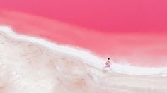 Hutt Lagoon ทะเลสาบสีชมพู หวานแหววชวนฝัน ในออสเตรเลีย
