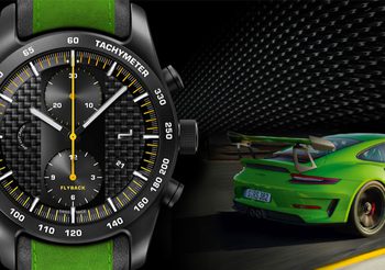 Chronograph GT3 RS นาฬิกาสำหรับผู้เป็นเจ้าของ รถ Porsche T3 RS เท่านั้น
