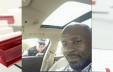 ชายชาวอเมริกันถ่ายเซลฟี่ขณะถูกตำรวจเตือน