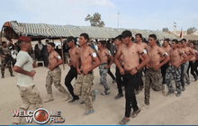 นักรบสุหนี่ชาวอิรักฝึกซ้อมเตรียมรบต้าน IS