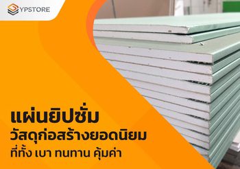 แผ่นยิปซั่มคืออะไร? ประเภท ขนาด และวิธีเลือกให้เหมาะกับงาน