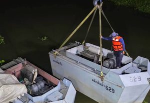กองทัพเรือระดมเรือผลักดันน้ำ เร่งระบาย–บรรเทาความเดือดร้อนประชาชนกรุงเทพฯ