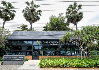 ชิมฝีมือบาริสต้าอดีตทหารผ่านศึก ที่ Café Amazon for Chance สาขาหน่วยบัญชาการนาวิกโยธิน หาดเตยงาม