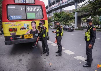 ขนส่งทางบก ลงพื้นที่ตรวจสภาพรถเมล์ กำจัดควันดำ ช่วยลดฝุ่นพิษ