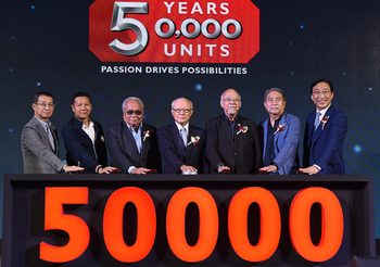 MG ประกาศความสำเร็จในปีที่ 5 ด้วยยอดขาย 50,000 คัน พร้อมขอบคุณคนไทย