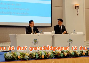 อวสาน 90 ล้าน? กองสลากเปลี่ยนคละเลขบนสลากฯ ถูกรางวัลได้สูงสุด 12 ล้าน