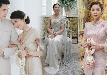 อัปเดต! 5 ร้านชุดแต่งงานแบบไทย ที่ดาราชอบใส่ ดีเทลเป๊ะ สวยสมราคา